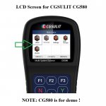 LCD Screen Display Replacement For CGSULIT CG580 Scanner